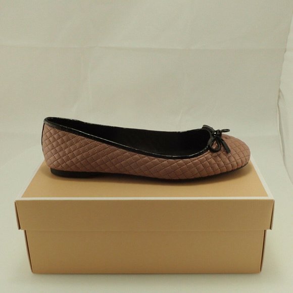 NIB MICHAEL KORS 40F5MLFP1L MELODY QUILTED FLATS - Picture 1 of 8